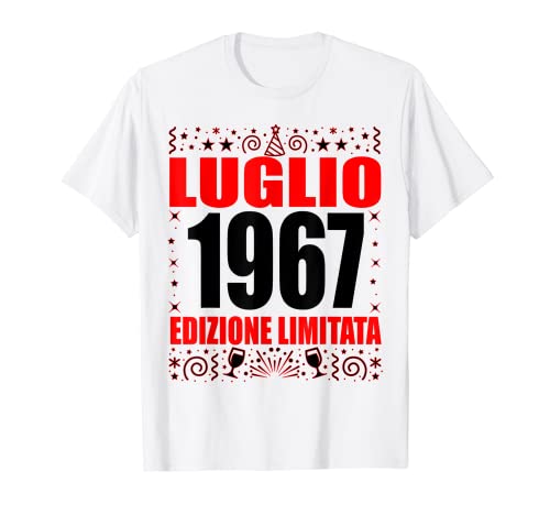 55 Anni Di Compleanno Luglio 1967 Edizione Limitata 1967 Maglietta