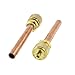 GBSTORE 5 Pcs Air Conditioner Spare Part 6mm Copper Tube OD Filling Access Valve Monodirectional CT-340