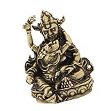 Tibetische spirituelle Doppelfigur, handgefertigtes Metall Hängedisplay zur Verschönerung Ihres Zuhauses und heiligen Bereichs Tibetisches inspirierendes Figurenpaar aus Metall, Wandkunststück