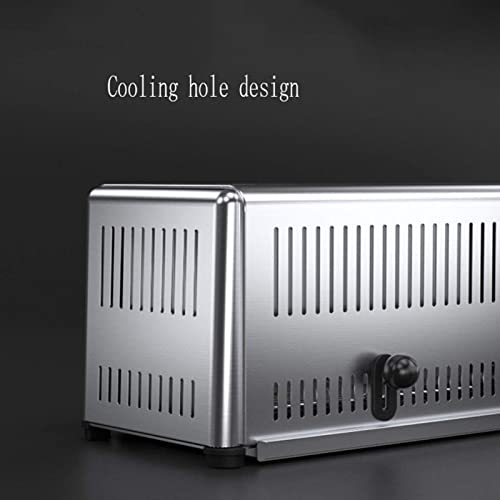 Torrada Comercial De Fatia, Torradeira De 1800 W Com 6 Compartimentos, Torradeira De Aço Inoxidável,