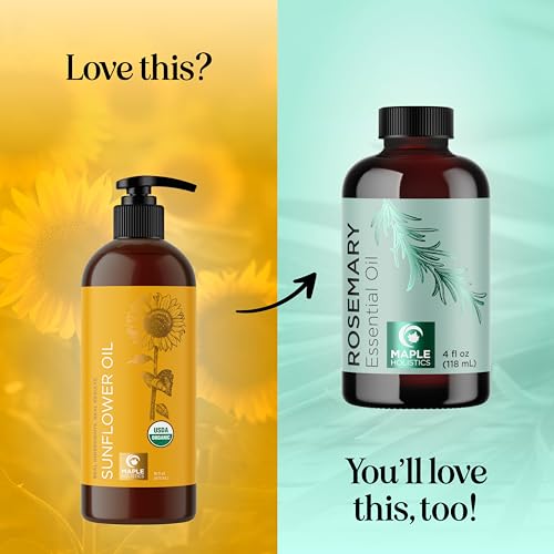 Maple Holistics Organic Sunflower Oil For Skin Hair & Nails thumb #6