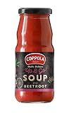 sopa remolacha Sopa 100% vegetal con remolacha y potenciada con chile y sésamo como ingredientes energéticos.