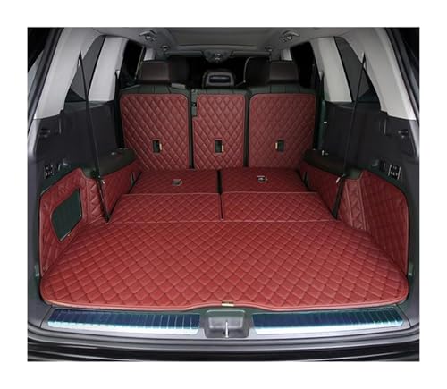 Tapis de coffre voiture Benz GLS450 2023 anti-saleté pour version 6 7 places