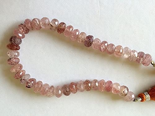 Créer un collier en quartz fraise avec ces perles roses facettées 8.5mm pour sublimer vos tenues