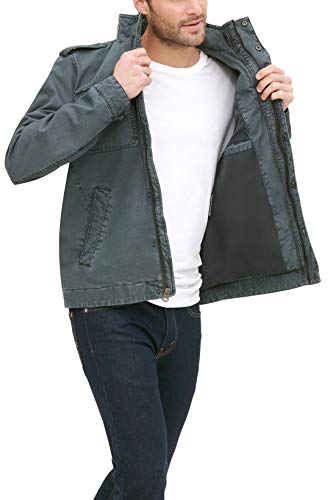 Image of LEVI'S Men's Washed Cotton Military Jacket (Regular & Big & Tall Sizes)