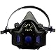 3M Secure Click Halbmaske mit Sprechmembran HF-803SD, Gr. L, dunkelgrau