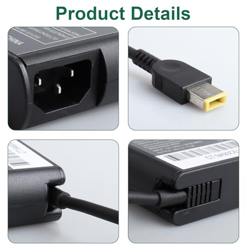 Cargador 230W con conector rectangular para ThinkPad P71 P53 y Legion Y740 5