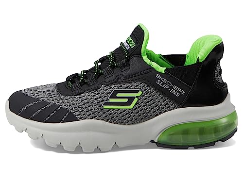 Skechers Kids Boys Skechers Razor Air-Hyper-Brisk Sneaker, Charcoal/Black, 4.5, Big Kid by Skechers - Used condition - Image 5