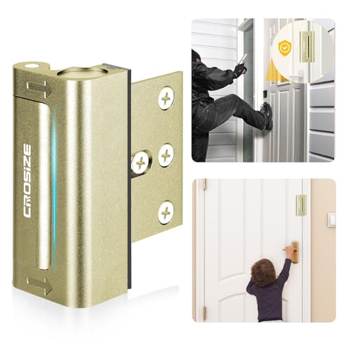 Serrure de porte en métal de 7,6 cm pour sécuriser la chambre - 2