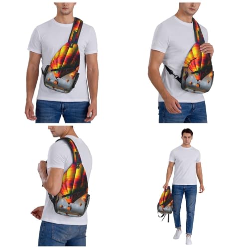 Bolso cruzado casual para hombres y mujeres estilo sling miniatura 7