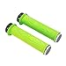 5.4 x 0.9in Bike Handlebar Grips, 1 Pair Bike Handlebar Cover Grips with Alloy Double Lock Anti Slip Cycling Handle Grip for 22.2mm / 0.9in Internal Aperture Bike (Green)