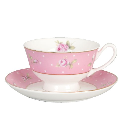 RRKSP Clayre & Eef - Tazza da caffè con piattino