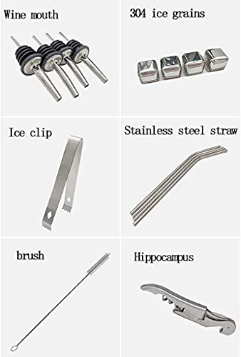 Kit Bartender 23 Piezas Acero Inoxidable con Soporte miniatura 4