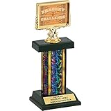 Basketball Bracket Challenge Trophy - 12 inch with Free Engraving
