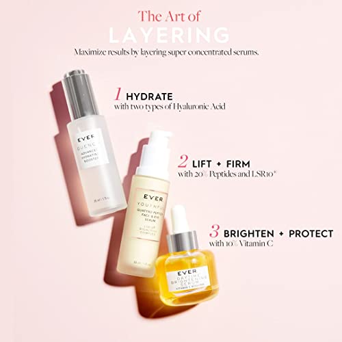 Ever Quench Advanced Hydrating Booster - Lightweight Oil Free Facial Serum Locks In Essential Hydration And Plumps Skin Appearance 1 Fluid Ounce #TOP4