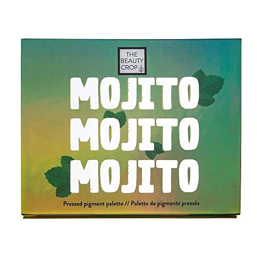 The Beauty Crop - Mojito Eyeshadow Palette | Highly Pigmented Shades | Richly Toned Palette | Comes in Matte, Creamy Metallic & Glitter Finish | Long Wearing | Makeup Kit | Cruelty Free