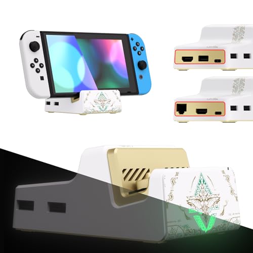 Coque redessinée portable pour dock Switch résolvant les problèmes d'encombrement eXtremeRate