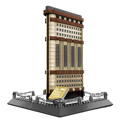 Flatiron Building Building Block Set, 838 Pieces, New York Landmark, Gift for Adults & Kids Home furnishings Compatible with Lego … -  Ricdtuan, JZX0101
