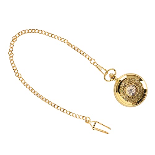 Reloj de bolsillo mecánico vintage Fafeicy con esqueleto steampunk y agujas luminosas para hombre