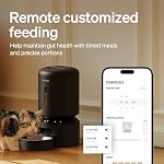 PETLIBRO Automatic Cat Feeder, 5G WiFi Automatic Dog Food Dispenser with Freshness Preservation, 5L Timed Pet Feeder with Low Food Sensor, Up to 10 Meals Per Day, Granary Black - Image 2