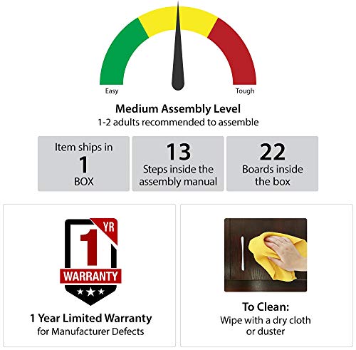 Ameriwood Home Lumina Fireplace Stand For Tvs Up To 48", Graphite Gray #TOP5