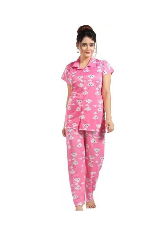 Sleep Well Eva Alluring Women Nightsuit | Trendy Fashionable Night Set | Soft Comfortable Sleep Dress for Women Daily Use-picture-18