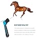 Hoof Care Brush Tool -Double-End Hoof Pick, Sturdy Equestrian Grooming Pick | Easy to Hold Hoof Pick with Comfortable softt Touch Handle, Versatile Grip Hoof Scraper for Horse Lover