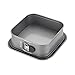 Anolon Advanced Nonstick Springform Baking Pan / Nonstick Springform Cake Pan, Square - 9 Inch, Gray