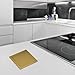 MAHWER Square Recessed Counter Top Trash Bin Balance Flap Cover, 304 Stainless Steel Countertop Built-in Trash Grommet Flap Lid, Trash Grommet Swing Trash Can Lid (Color : Black)