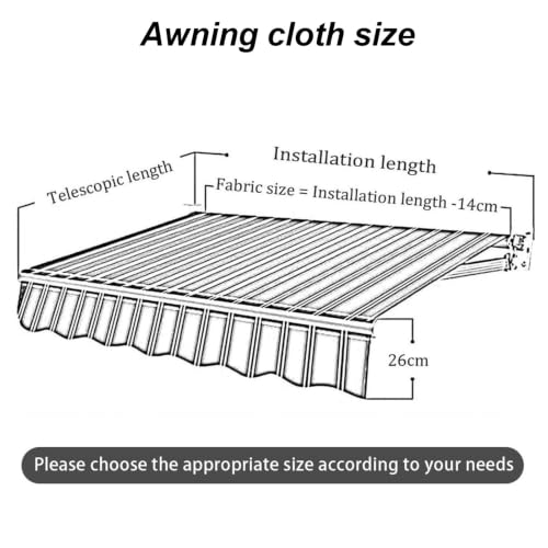 Couverture polyester imperméable pour store et auvent de terrasse