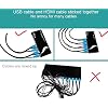 MT-VIKI 2 Pack USB KVM Cable - 6ft, 4K HDMI USB A/B Twin Cord for Standard KVM Switch