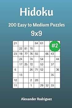 Paperback Hidoku Puzzles - 200 Easy to Medium 9x9 vol. 2 Book