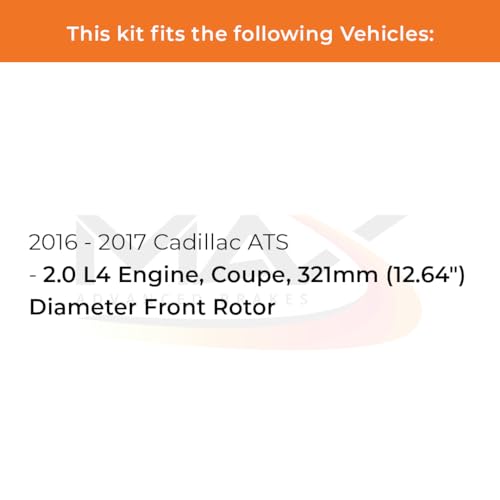 Image of Max Advanced Brakes Front & Rear Brake Kit For Cadillac ATS