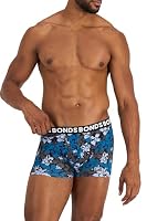 Bonds Men's Underwear Everyday Trunk, Dusk Garden/Black Rock/Nu Black (3 Pack), Large