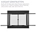 Bluegrass Living Harland Fireplace Glass Doors with Screen, Small - Model# HLFD-SM