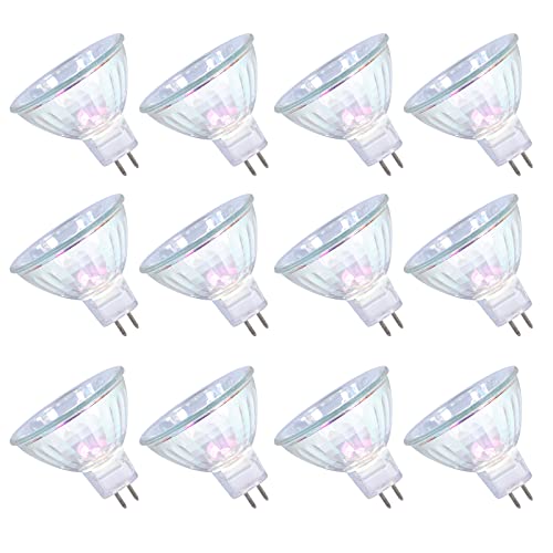 Bombillas halógenas MR16 de casquillo bi-pin y 35W de potencia, caja de 12 piezas