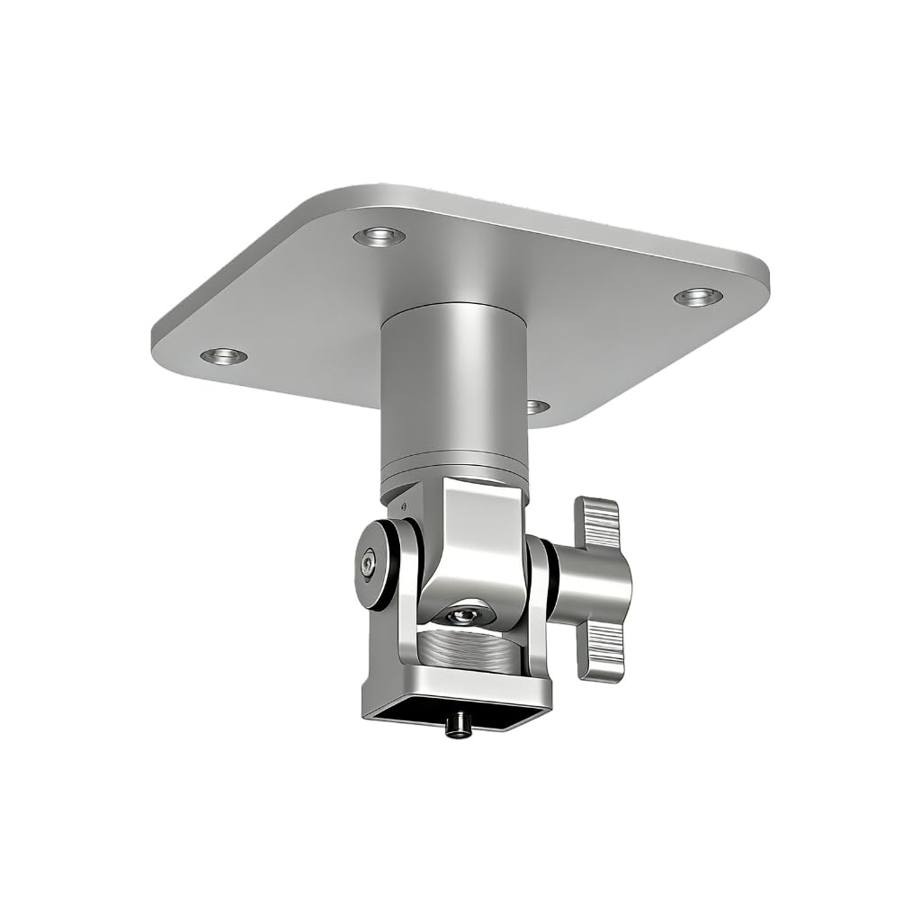 Elnwnnkc Projector Ceiling Mount Bracket with 1/4Inch Thread for Most Projectors Heavy Duty Metal Construction 10KG