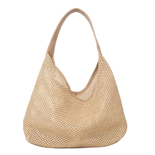 Bolso de Playa Tejido Grande Plegable para Mujer miniatura 1