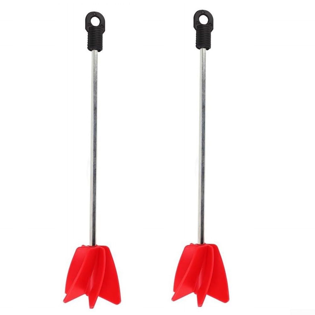 2 punte per miscelatore per vernice per resina epossidica, attacco per trapano elettrico con gambo da 1/4", lunghezza 300 mm con paletta per agitazione da 65 mm, compatibile con la maggior parte dei