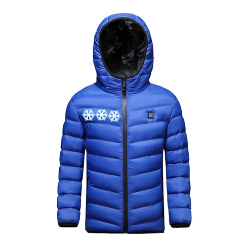 Heated Jackets for Children Winter Warm Heated Coat Boys Girls USB Charging Electric Hooded Heated Jacket Body Warmer2