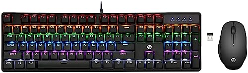 HP GK320 Wired Full Size RGB Backlight Mechanical Gaming Keyboard...