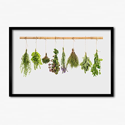 Cadre en bois Tulup 60x40 cm pour habiller un mur vide avec un tableau moderne zioła