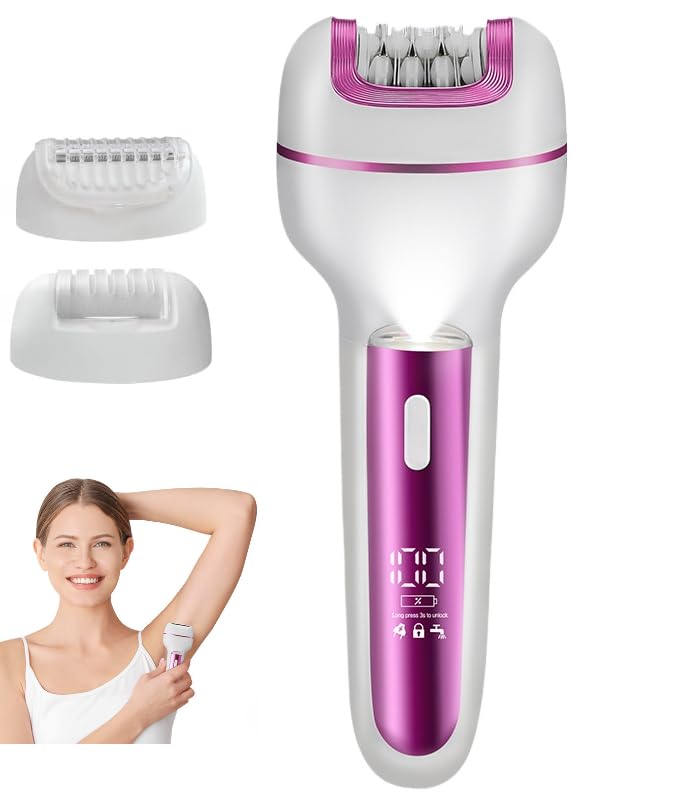 Épilateur En Cristal Rose - Épilation Rapide Des Jambes Et Des Bras, Neuf