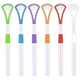 Limpiador de raspador de lengua Raspador de lengua suave para un cuidado bucal saludable, maxin 6PCS Limpiador de lengua Herramientas de salud bucal para niños adultos
