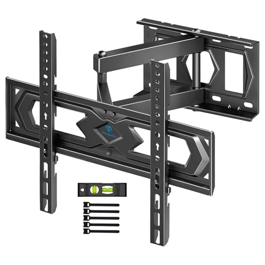 PERLESMITH TV Wandhalterung, Schwenkbare Neigbare TV Halterung für 26-55 Zoll Flach & Curved Fernseher oder Monitor bis zu 40kg, max.VESA 400x400mm