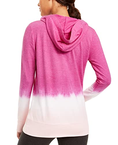 Ideology Ombre Lace-Up Hoodie, Passion Berry, Medium #TOP2