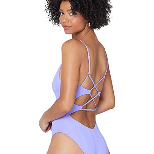 L*Space Pointelle Rib Gianna Classic One-Piece Amethyst 6 #TOP2