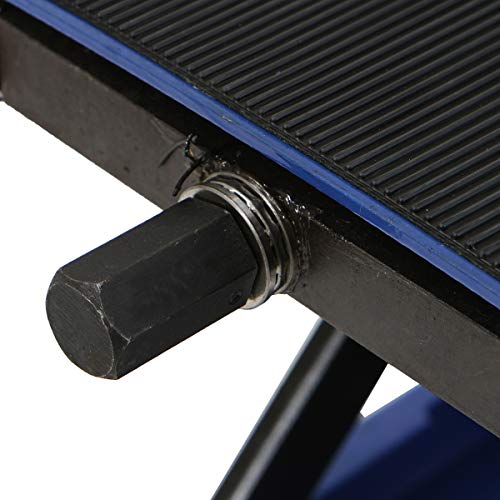 Stark USA 1,100LBS Wide Deck Motorcycle Scissor Jack Lift ATV Center Crank Hoist Dirt Bike Repair Stand Mobile Motorcycle Jack (1100LBS) - Image 6