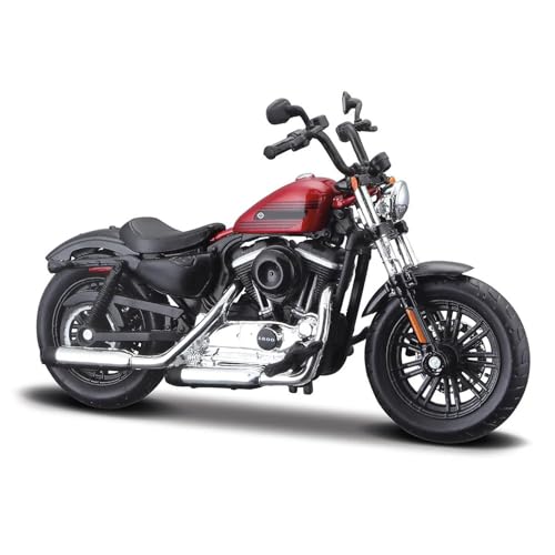1:18 pour Harley pour Davidson 2018 Forty Eight 48 Special Red Die Cast Véhicules À Collectionner Loisirs Moto Modèle Jouets