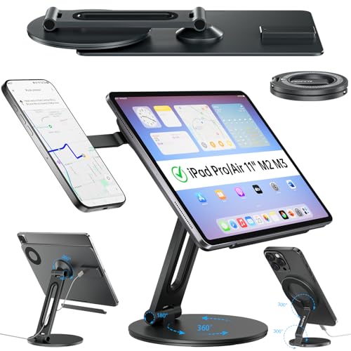 Aioopro 2-in-1 Magnetic Wireless Charging Stand for iPad Pro/Air 11